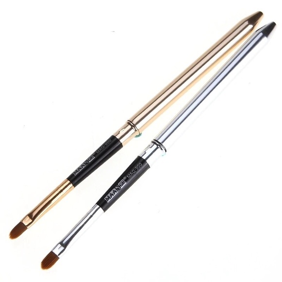 NEW Gold Covered Travel Lip Brush - Picture 2 of 6